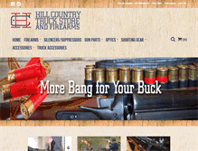 Tablet Screenshot of hcfirearms.com